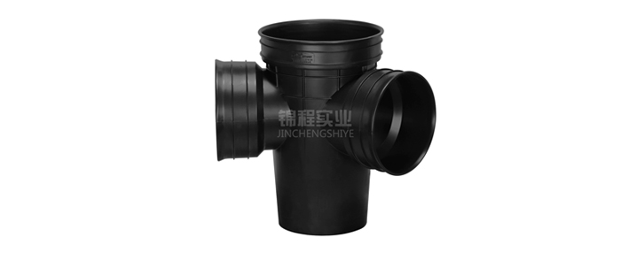 沉泥45°弯头井座